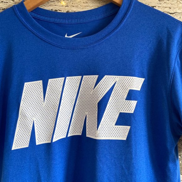 Nike Tee-Shirt Electric Blue Men Size S - Picture 2 of 5